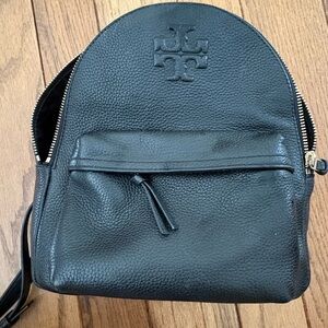 Black Leather Backpack